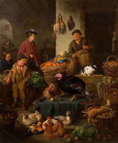 Henry Charles Bryant The Market Stall